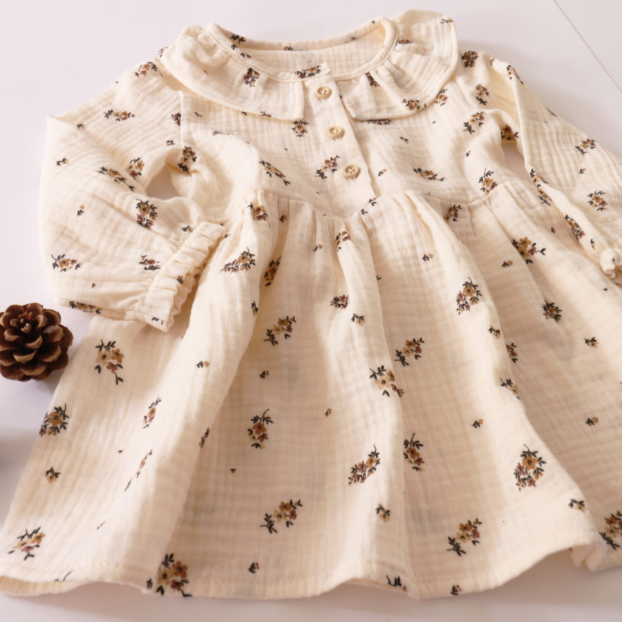 ROBE FLEURS CHOCOLAT – Image 2