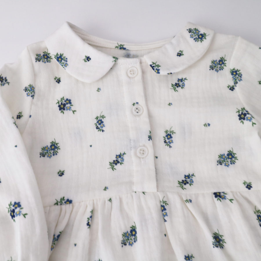 ROBE FLEURS BLEUES – Image 2