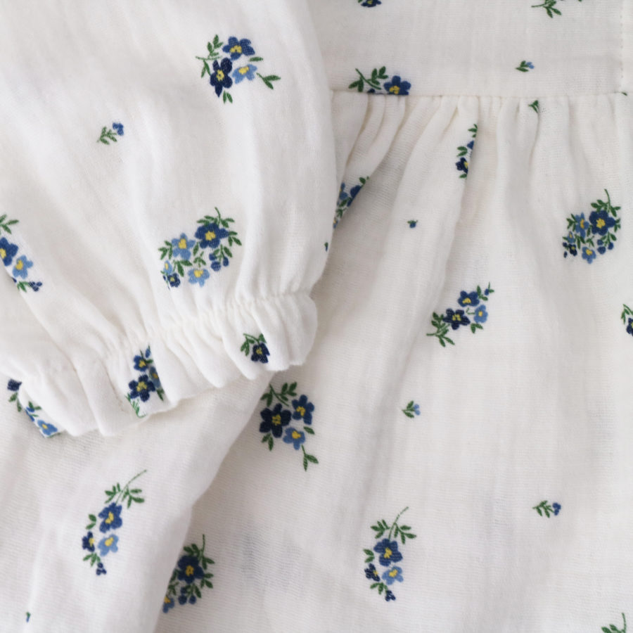 ROBE FLEURS BLEUES – Image 3