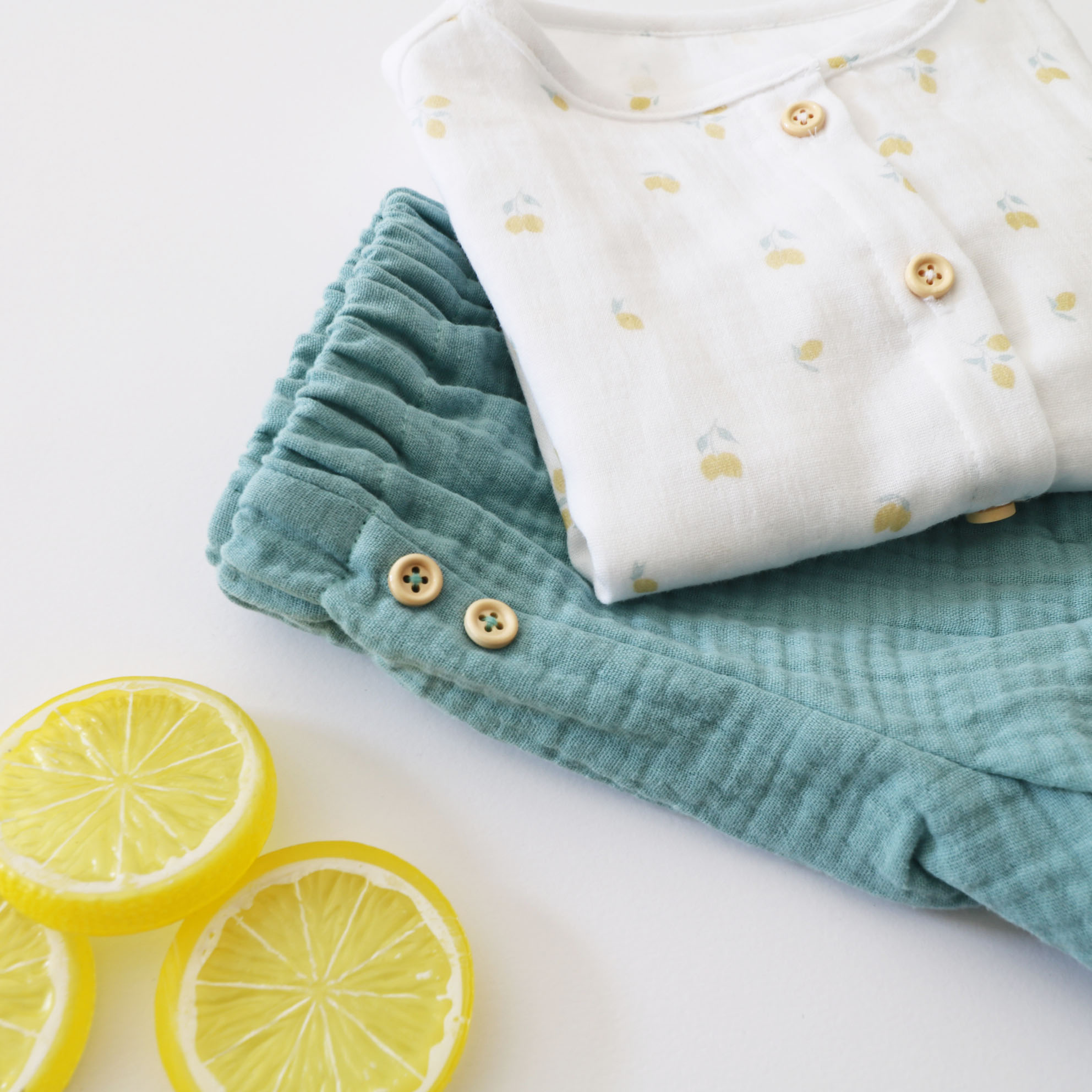 BLOUSE CHEMISE CITRON – Image 2