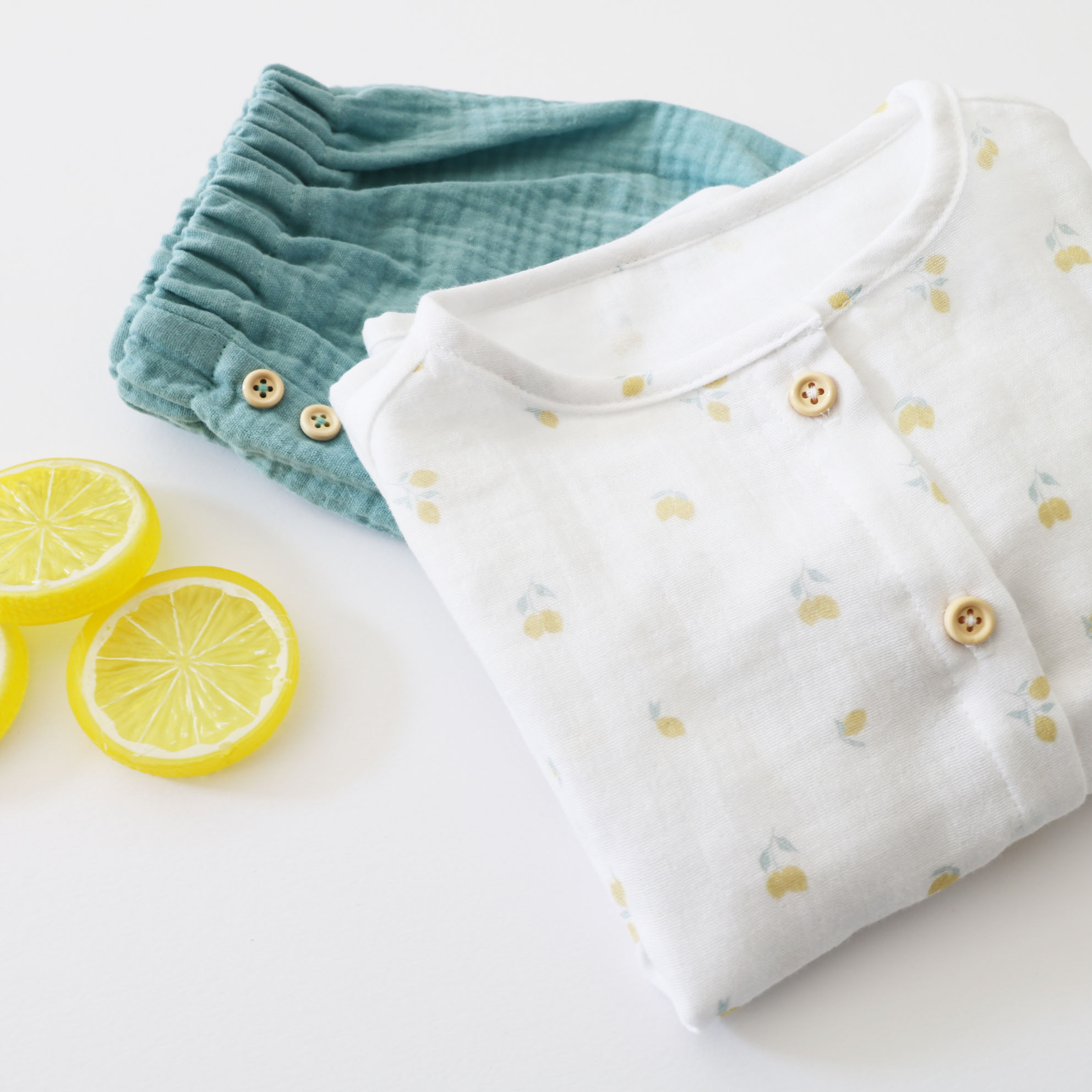 BLOUSE CHEMISE CITRON – Image 3
