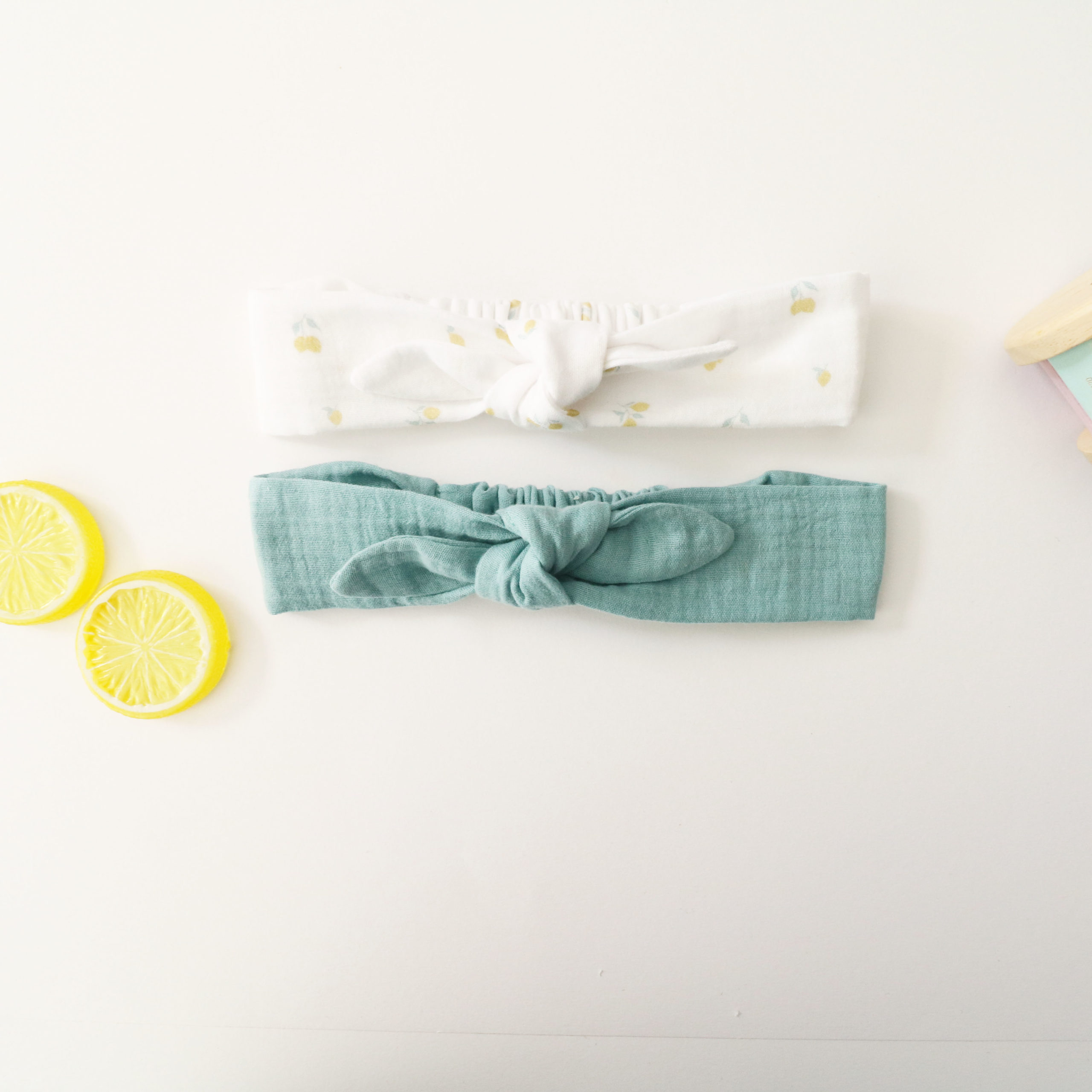LOT DE 2 BANDEAUX CItRON – Image 2
