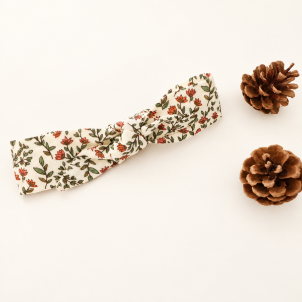 BANDEAU FLEURS TERRACOTTA