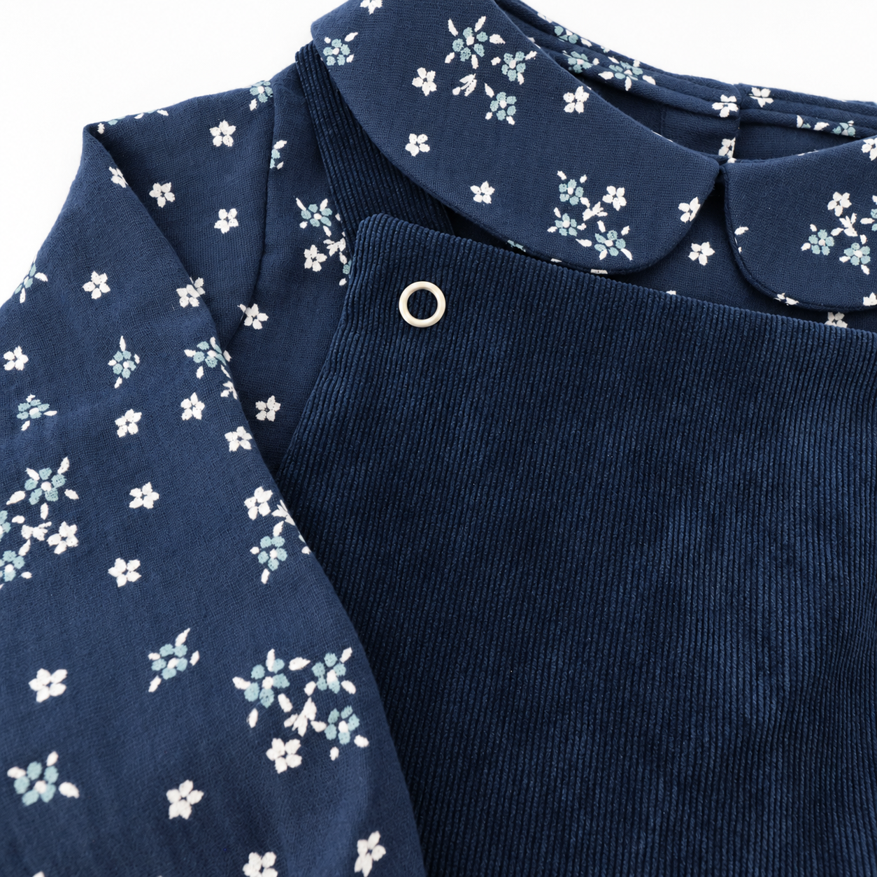 BLOUSE FLEURS BLEUES – Image 6