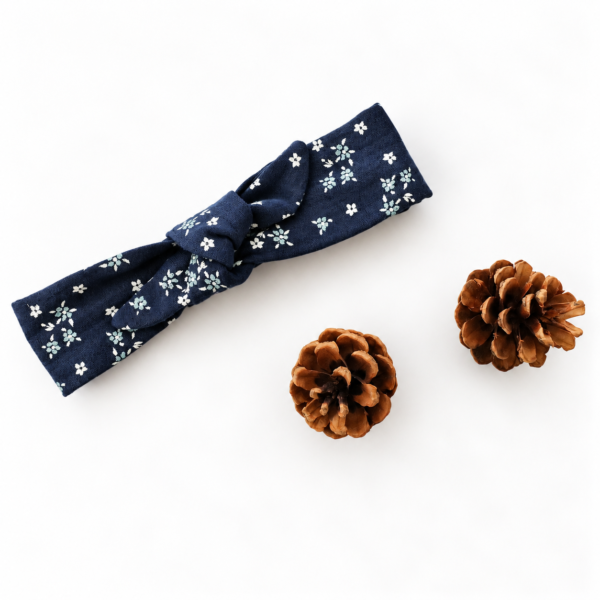 BANDEAU FLEURS BLEUES